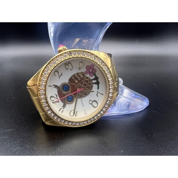 BETSEY Johnson Sparkly Owl Watch - Picture 2 of 10